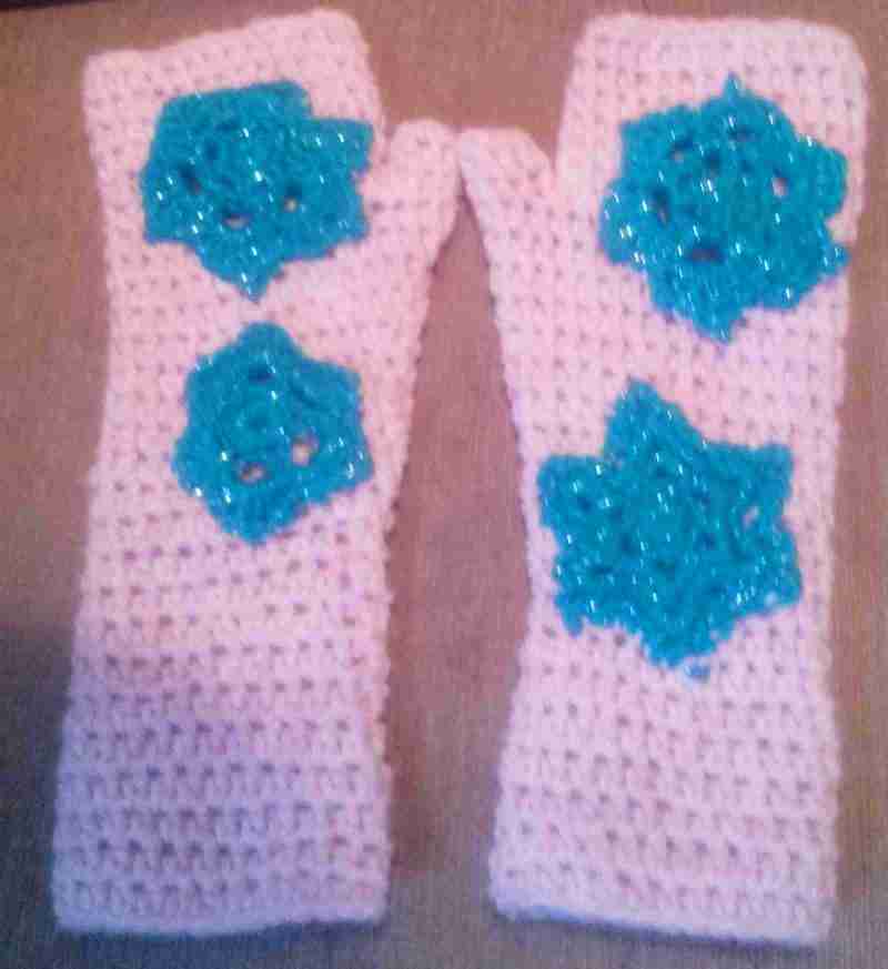 EasyFit Mitts with snowflakes EasyFit Mitts with snowflakes