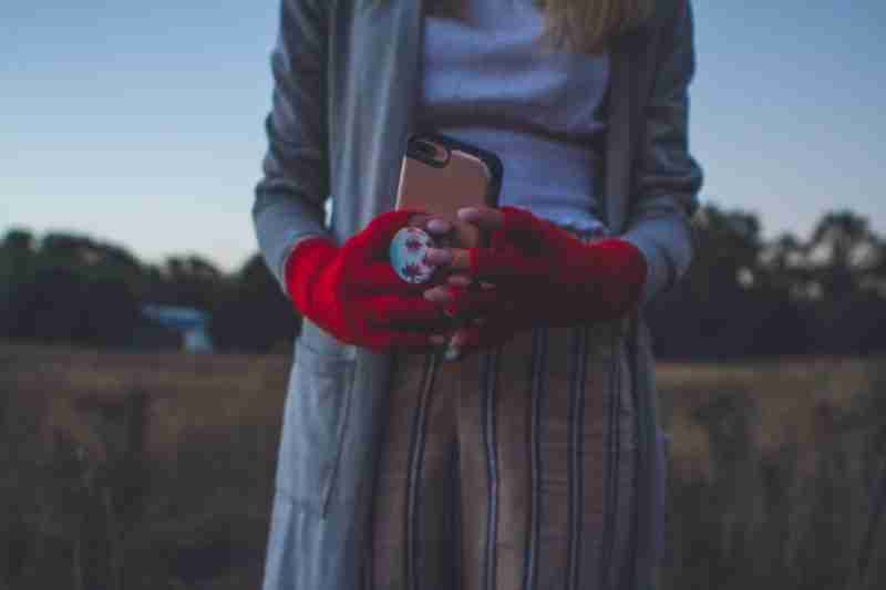 Red EasyFit FingerTip Gloves