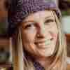 Rapt-Hearts-Beanie-&-Cowl-Crochet-Patterns---in-mauve---on-Model-indoors-(2)