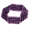 Brindy Cowl Crochet Pattern - in Tonal Purple and Variagated Mauve - flat lay2